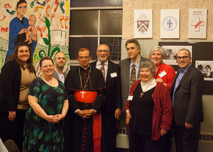 Cardinal Rosa Chavez with COAR's Board of Trustees