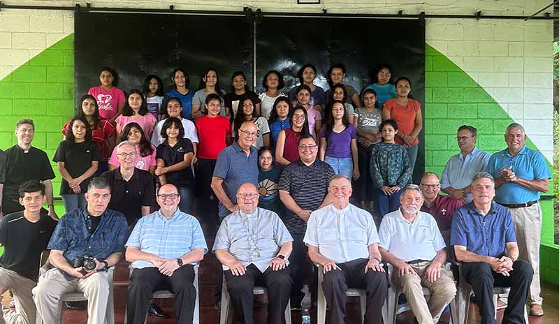 Bishop Malesic and Cleveland clergy retreat visit COAR